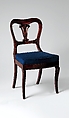 Side Chair, Possibly from the Workshop of Duncan Phyfe (American (born Scotland), near Lock Fannich, Ross-Shire, Scotland 1768/1770–1854 New York), Rosewood, ash, and tulip poplar, American